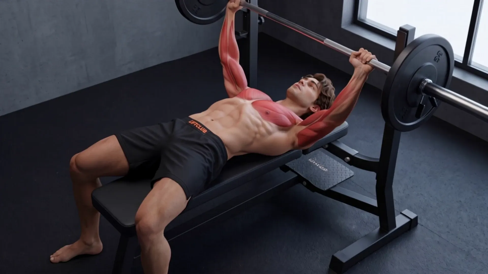 Barbell bench press, Tom