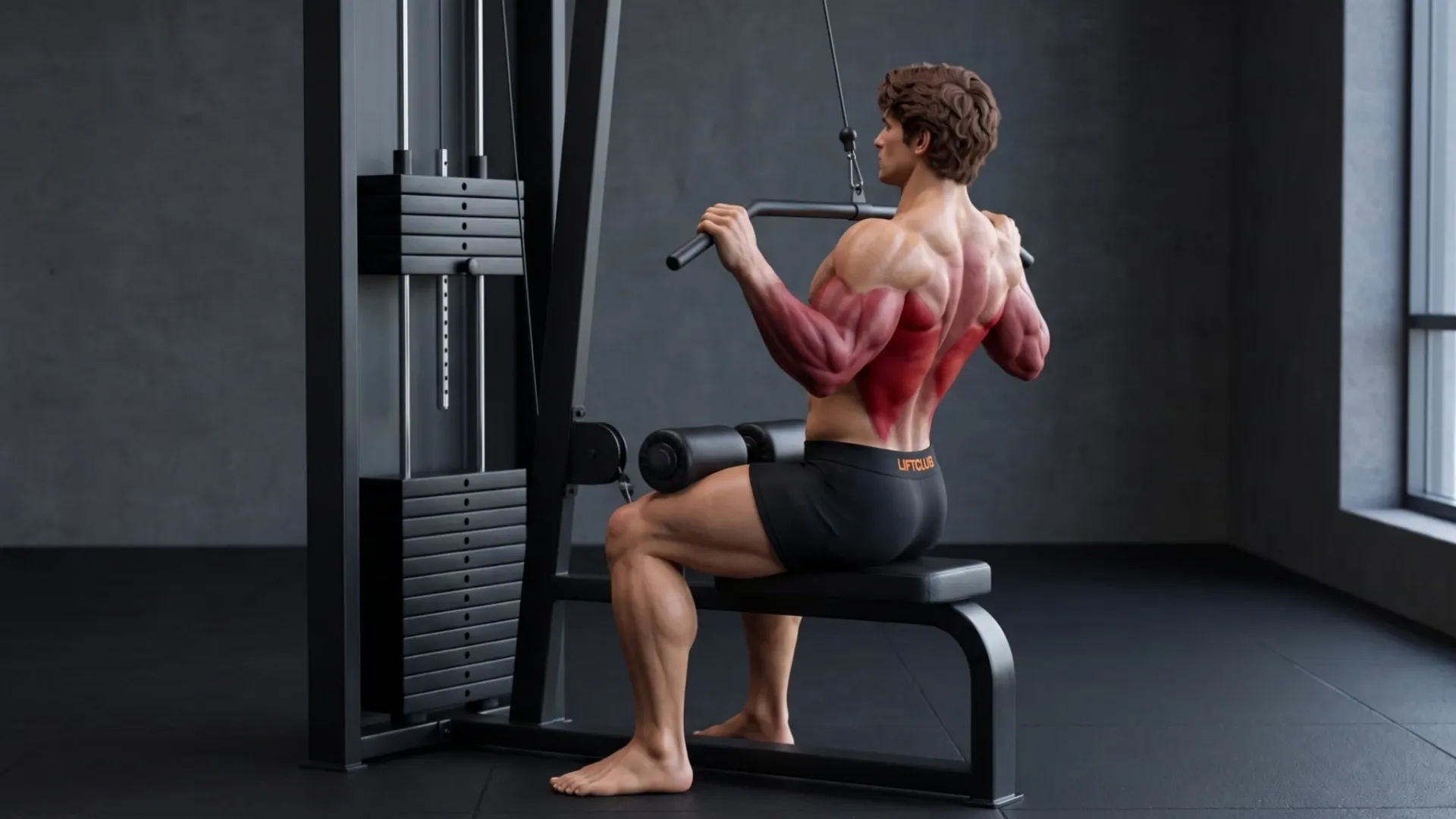 Lat pulldown, Tom